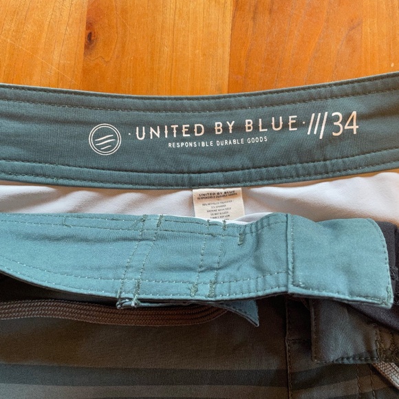 Swim Trunks - Blueish Green - Size 34 - Picture 3 of 4